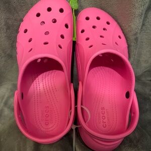 CROCS Women's Sandals - Neon Pink